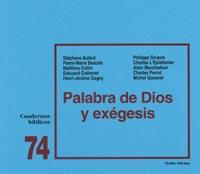 PALABRA DE DIOS Y EXEGESIS